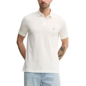 Armani Exchange White Cotton Polo Men's Shirt